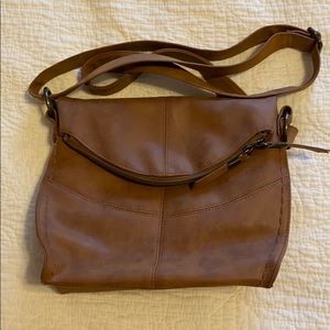 Faux Leather Crossbody Bag